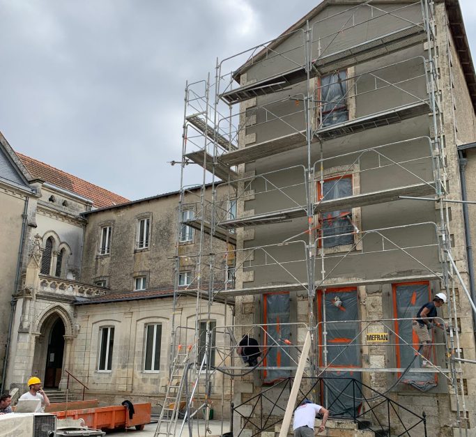 rénovation d'un bâtiment historique